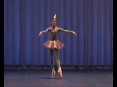 32 double fuettes  + 8 fuettes,"Swan lake".Clown's variation.T.Petrova-V.Kuramshine choreography