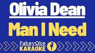 Olivia Dean - Man I Need [Karaoke]