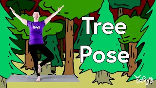 Tree Pose (Read Along) | Kids Yoga, Music and Mindfulness with Yo Re Mi