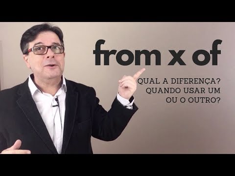 FROM vs. OF - When to Use One and When to Use the Other | Uncle Beto's English Tip