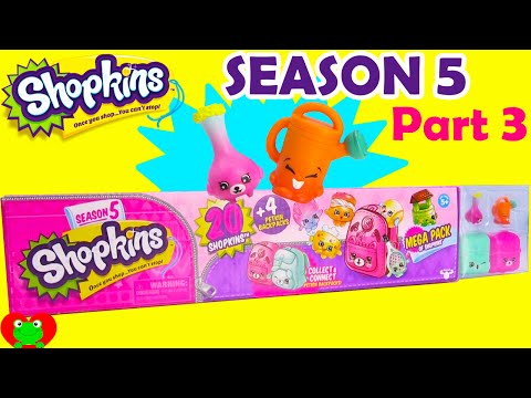 Shopkins SEASON 5 MEGA Pack Part 3 of 3 Toy Genie Video