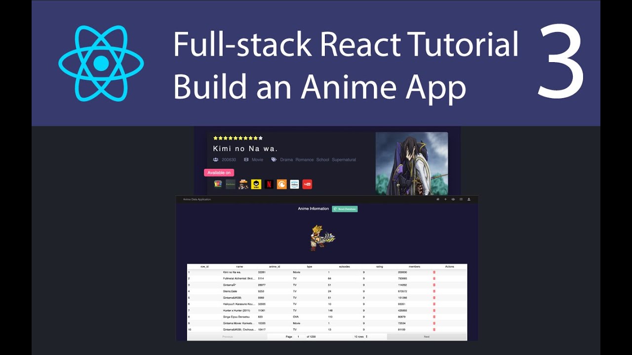 Anime App React Tutorial - Create an Express API (Step 3)
