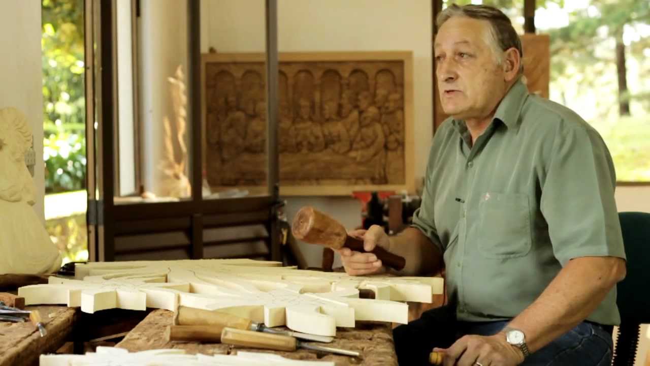 Documentário esculturas em madeira - Parte 01