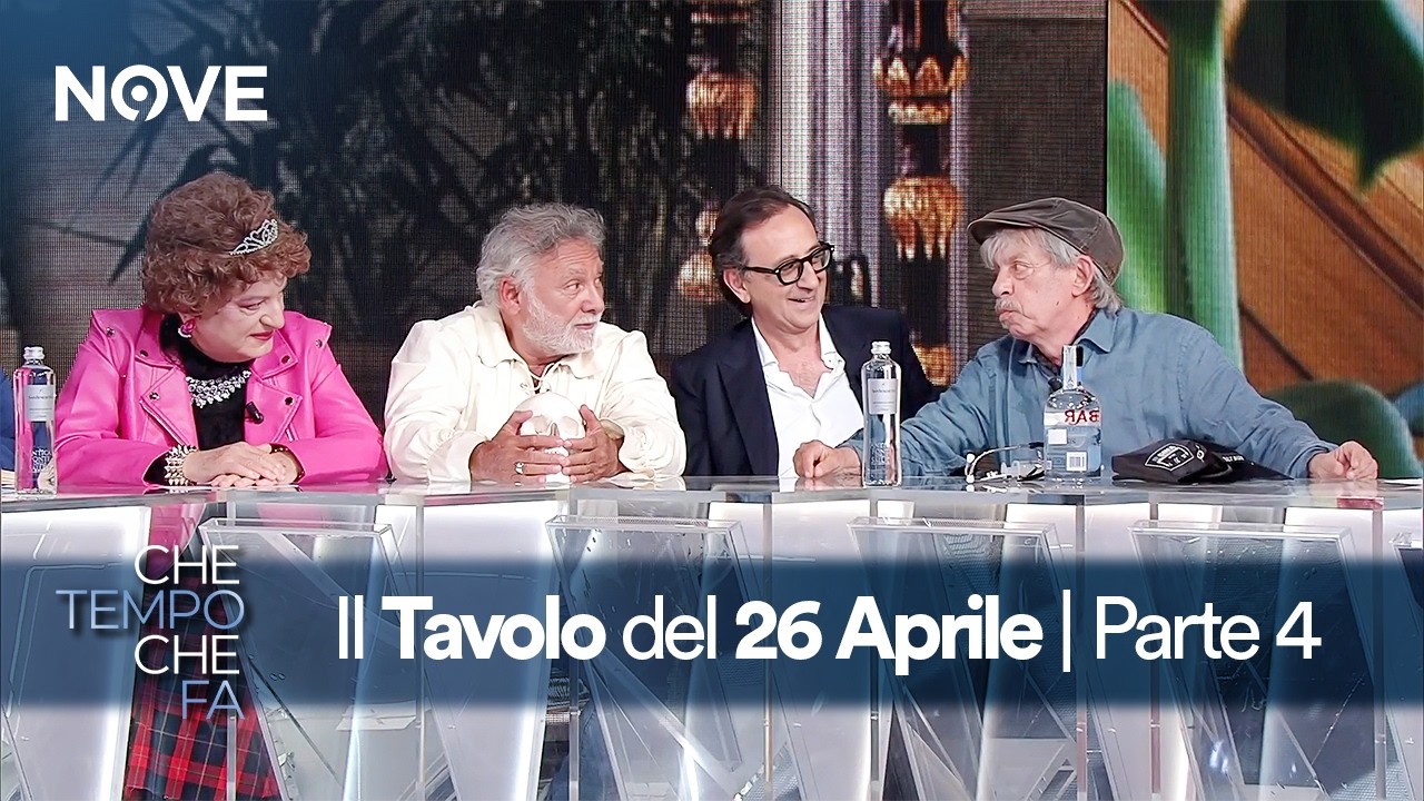 L'ultimo Tavolo del 26 arpile - Parte 4 | Che tempo che fa