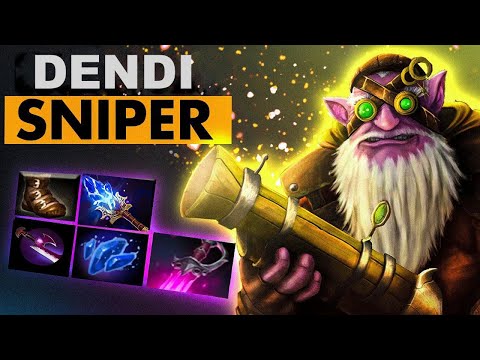 Dendi Sniper: Midlane Legend - Pro Player Highlights