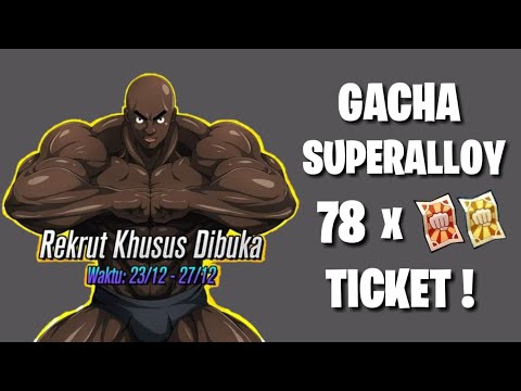 GACHA RATE UP SUPERALLOY - ONE PUNCH MAN THE STRONGEST