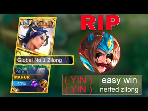 HUGE NERFED ZILONG + 10 DEATHS = ???