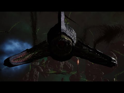 Skalgrim Mod 2021: Pyroclastic Titan - Tyranids vs Chaos - Battlefleet Gothic Armada 2