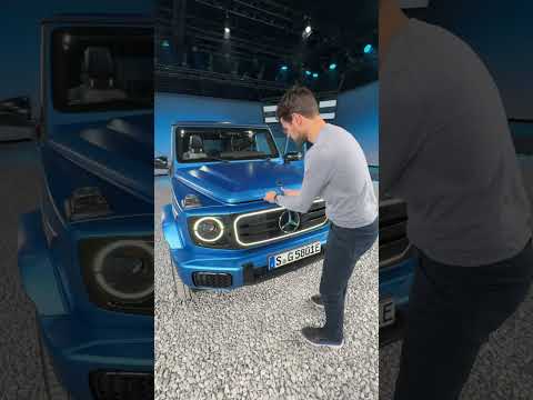 Thumbnail for Will it Frunk or Not 🤔? 2025 Mercedes G580 EQ #shorts by Car
