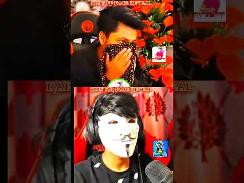 Raistar x Riot ff Face Reveal 🔥#shorts #vairal#freefire #raistar #riotff