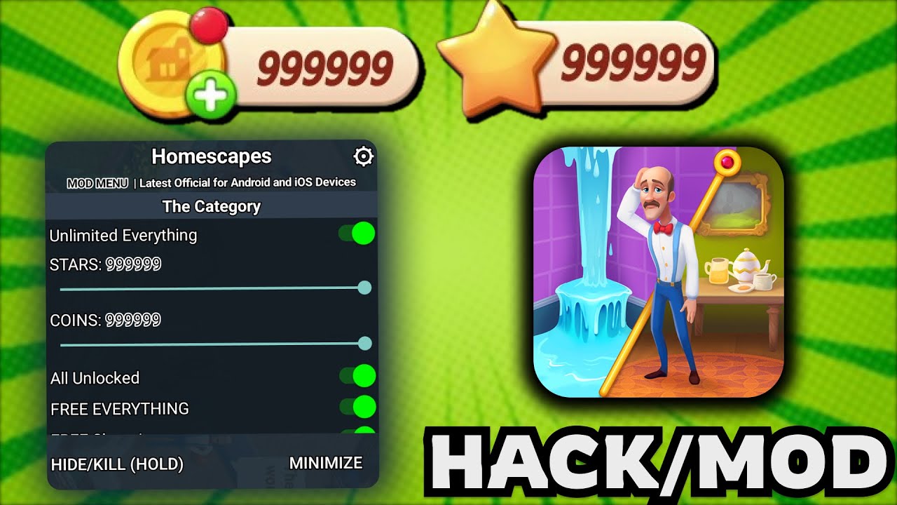 Homescapes Hack 2026 – Unlimited Coins & Stars on iOS and Android (Homescapes Mod APK Tutorial)