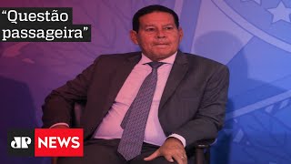 Mourão minimiza queda da popularidade de Bolsonaro: “Questão passageira”