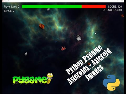 Asteroids Adding Asteroid Class Load Images Python Pygame Coding Walkthrough