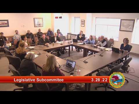3.28.2022 Legislative Subcommittee