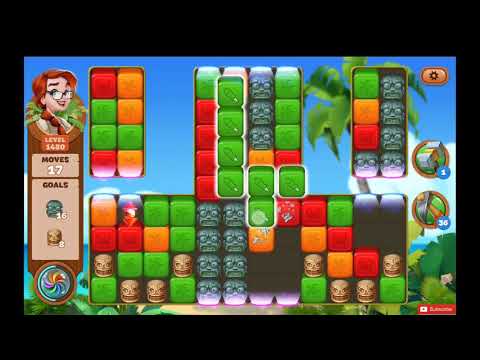 Lost Island Blast Adventure Level 1480 NO BOOSTERS - A S GAMING ✔