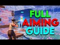 How To ACTUALLY Get Insane Aim In Fortnite
