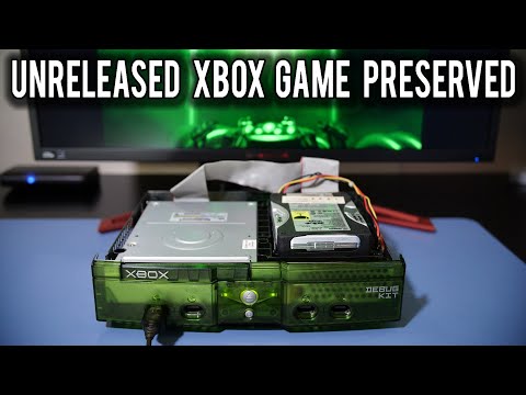 I dumped and preserved an UNRELEASED Original XBOX game