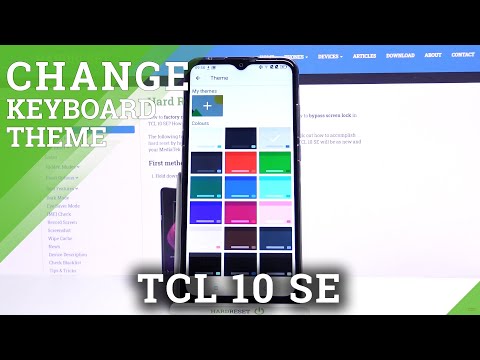 TCL 10 SE and Keyboard Settings - Change Keyboard Theme