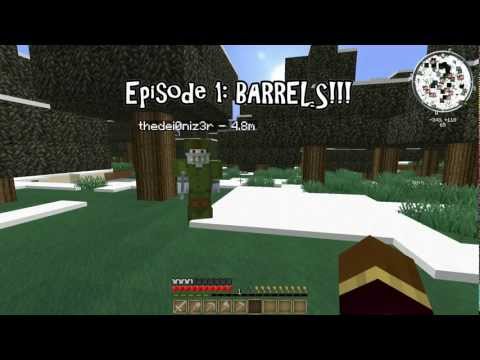 Feed The Beast Ultimate Episode 1: Barrels!!! (Feat. thedei0niz3r) (Let's Play)