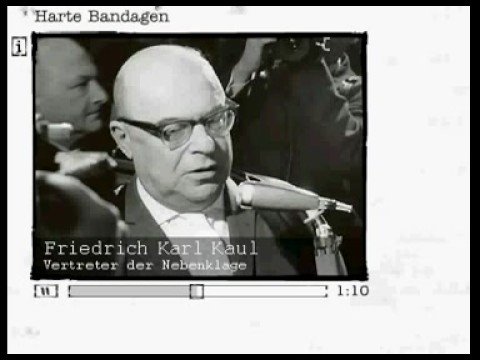 32 Der Frankfurter Auschwitz-Prozess  Harte Bandagen