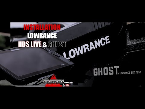 UNBELIEVABLE TECHNOLOGY!! Installation & setup of the LOWRANCE HDS LIVE & the LOWRANCE GHOST | ASFN
