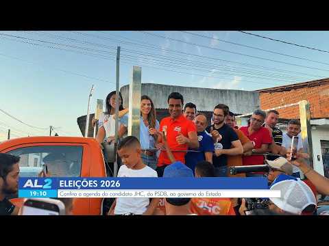 JHC percorre cidades da Zona da Mata em agenda de campanha em Alagoas - 30/09/2026