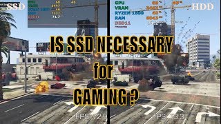 SSD vs HDD Performance Benchmarks , Game Loading & FPS Test