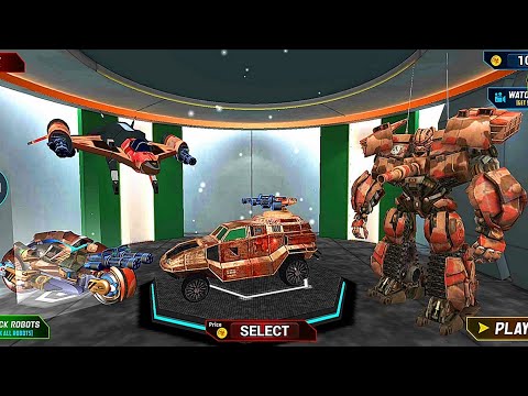 TankBot Transformers Multiple Transformation Jet Robot Car Game 2020 #2 - Android Gameplay