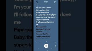 Paparazzi- Lady Gaga- lyrics