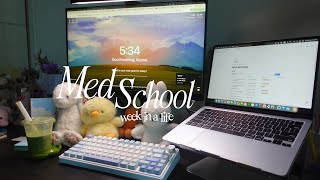 med school study vlog | clinical exams, osce prep, matcha cafes, peak productive week at uni 🎀