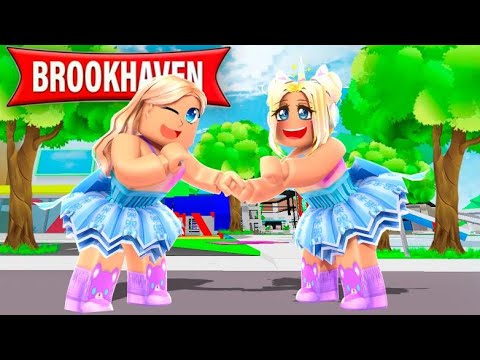 BROOKHAVEN spielen als ZWILLINGE || ISY & RONJA sind geheime SCHWESTERN ✿ Roblox [Deutsch/HD]