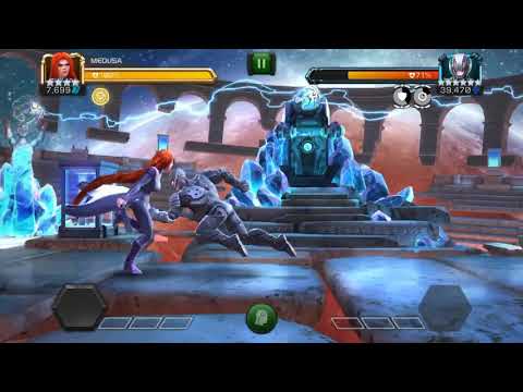 4* Medusa destroys 5.4.6 Ultron boss (no buffs for you Ultron)😁