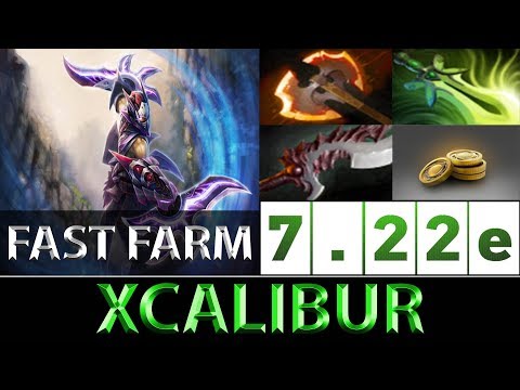 Xcalibur [Anti-Mage] Fast Farm 814 GPM EU Ranked ► Dota 2 7.22e