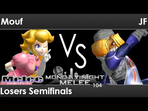 MNM 104 - SWG | Mouf (Peach) vs JF (Sheik) Losers Semifinals - Melee
