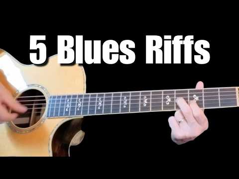 5 Easy Blues Riffs Every Beginner Needs to Try!