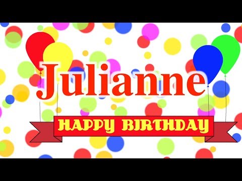 Happy Birthday Julianne Song