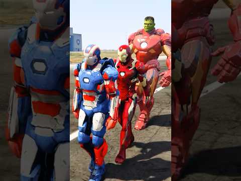 IRON MAN AND HULK BUSTER 🆚 ZOMBIE IRONMAN WHO WILL WIN #shorts #hulk #ironman