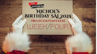 Blue Coat Santa Stitch Along | Week 4