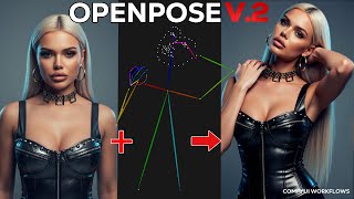 OpenPose Workflows V2 es una locura y ¡sin censura! 4 flujos de trabajo + 200 imágenes de referen...