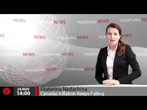 InstaForex News 26 November. Canada's Inflation Keeps Falling