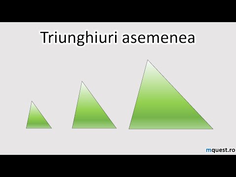Triunghiuri asemenea, clasa a VII-a