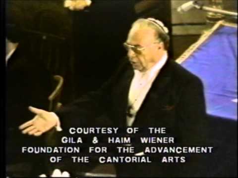 Cantor David Bagley Sings Ani Maamin 1989 Moscow Choral Synagogue