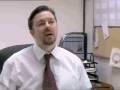 The Office UK, David Brent doing what he does ...