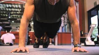 Upper Body Exercises on a Slide Board