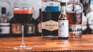 The Dark Chai-de - Whiskey, Coffee Cocktail with Campari Foam