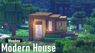 🏠 How to Build a Modern Wooden House | Tutorial