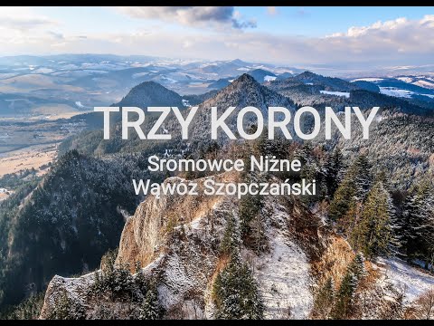 TRZY KORONY ze Sromowiec Niżnych przez Wąwóz Szopczański (Pieniny Zimą)