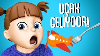 Karnım Acıktı Anne / Uçak geliyoor - Yemek Yedirme Garantili Şarkılar