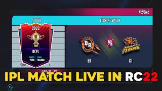 Real Cricket 22 - RCB vs KKR IPL Match Live || High Graphics Gameplay