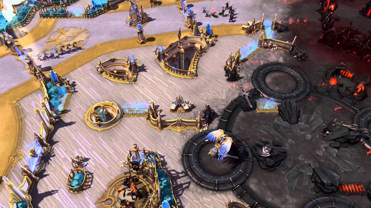 Heroes of the Storm: Battlefield of Eternity map flyover - YouTube